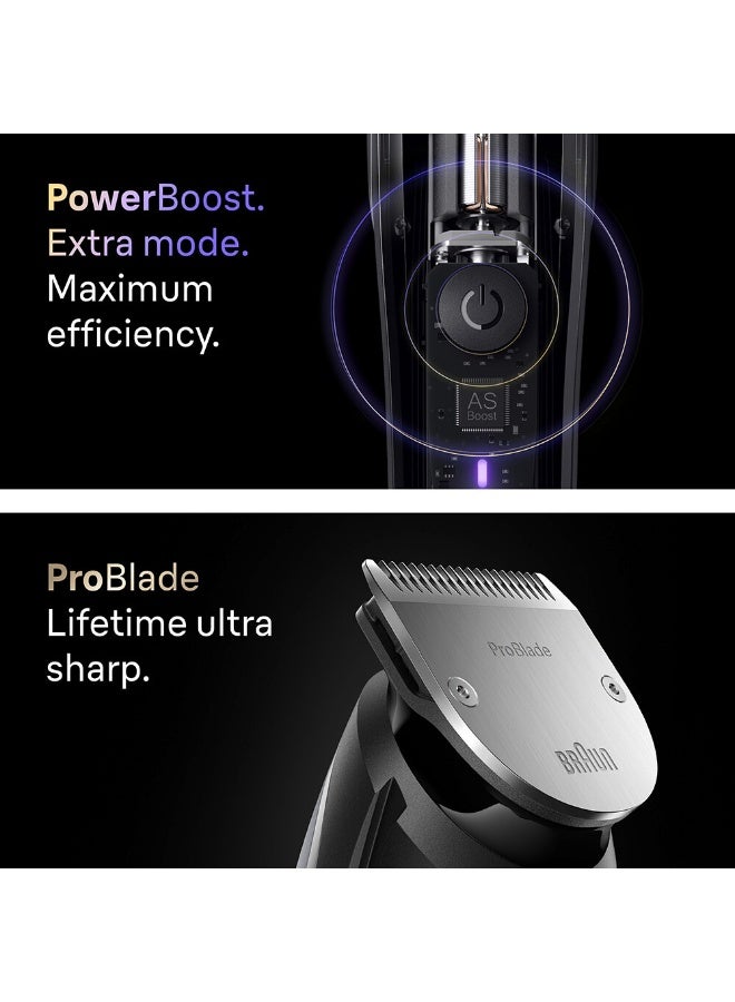 براون مكينة حلاقة اللحية سلسلة 9 + 7 أدوات حلاقة - BT 9520 - Image 3