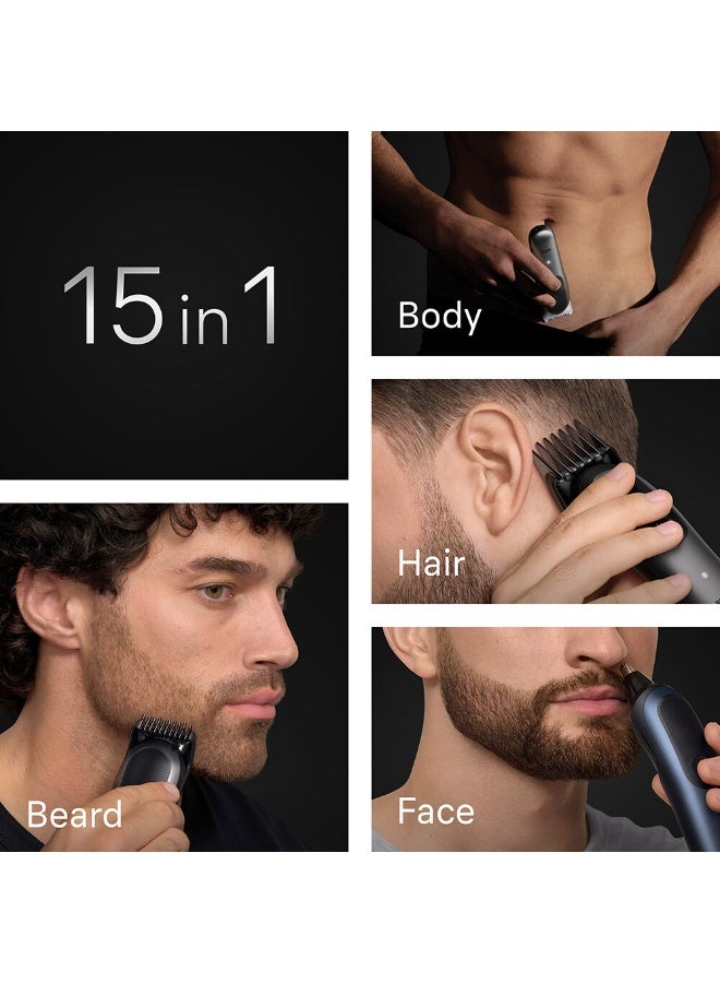 براون مجموعة العناية الشاملة 7، 15 في 1 لتصفيف الشعر من الرأس إلى القدمين - AIO7580 - Image 3