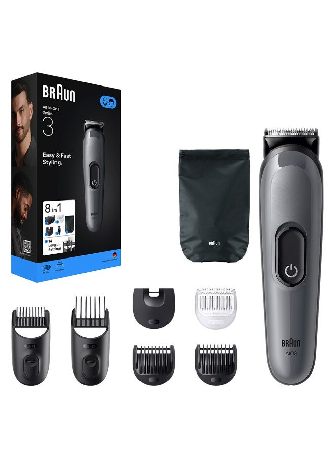 براون سلسلة 3 ماكينة حلاقة متعددة الاستخدامات 8 في 1 - AIO3540 - Image 1