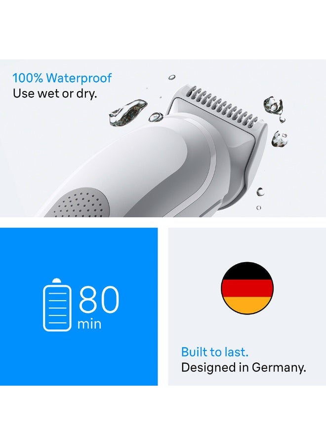 براون مُشَذِّب الجسم من السلسلة 3، قص لطيف وسهل مع تقنية حماية البشرة، +3 أدوات وملحقات للتشذيب - BG3530 - Image 5