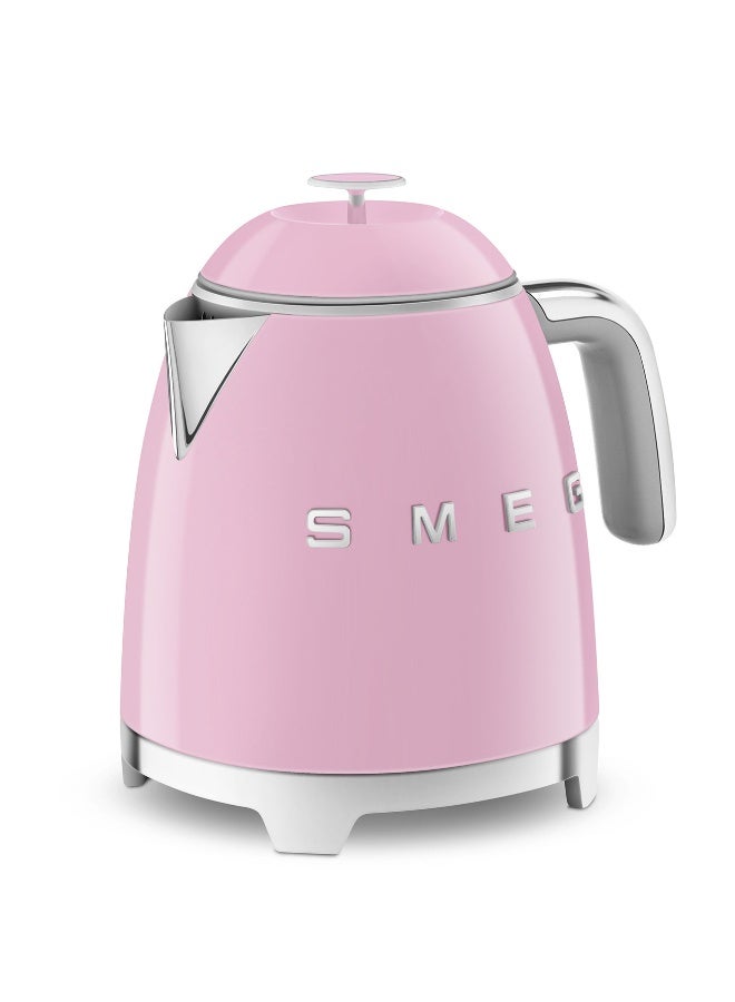 سميج غلاية سميغ الصغيرة بتصميم ريترو من الخمسينات سعة 0.8 لتر، وردي - Image 3