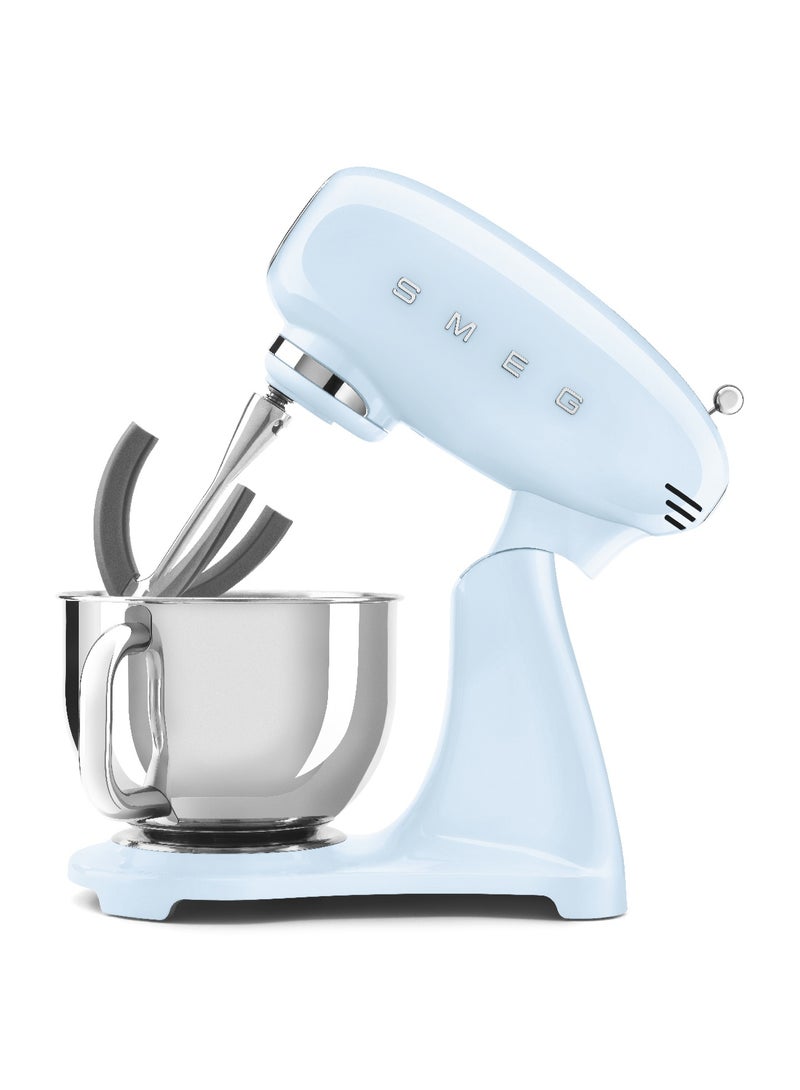 سميج خلاط سميج بتصميم ريترو من الخمسينات 800 واط و 10 سرعات، أزرق باهت - Image 4