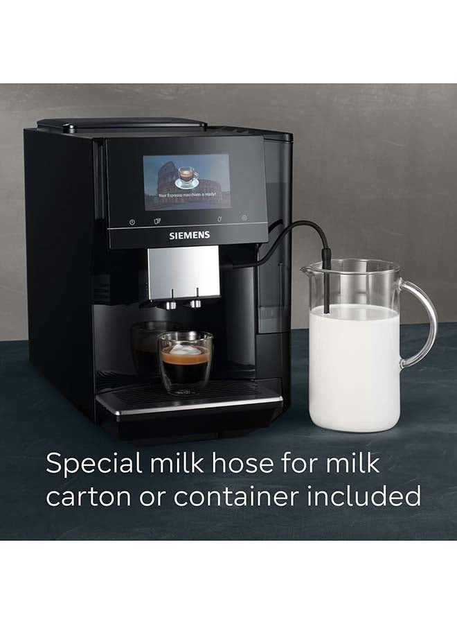 سيمنز ماكينة قهوة أوتوماتيكية بالكامل، EQ700، شاشة iSelect، Coffeeworld، مع تحضير القهوة الباردة والبطيئة، كابوتشيناتور، اتصال منزلي، بيانو، كلاسيكي - Image 3