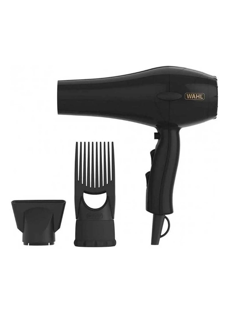 وال مجفف شعر برو ستايل 1800 واط | تقنية الأيونات المضادة للتجاعيد | ملحق باور بيك للشعر الأفريقي والمجعد | 3 إعدادات حرارة و2 سرعة | فلتر قابل للإزالة | سلك صالون بطول 3م – أسود 3026984 - Image 1