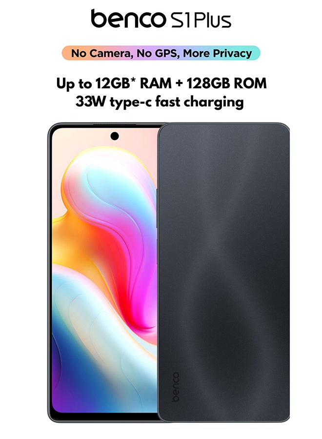 benco S1 Plus Dual SIM Dark Grey 6GB RAM 128GB 4G LTE No Camera and No GPS - Middle East Version - Image 1