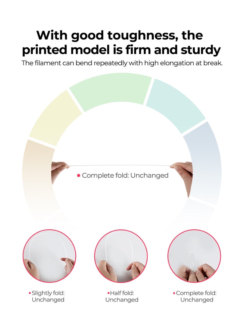 Creality 3D CREALITY PETG Filament 1.75mm 3D Printer Filament, 1kg Neatly Wound Spool, Dimensional Accuracy ±0.03mm, Fit for Ender, Bambu Lab, Anycubic, ELEGOO FDM Printers (Grey) grey - Image 3