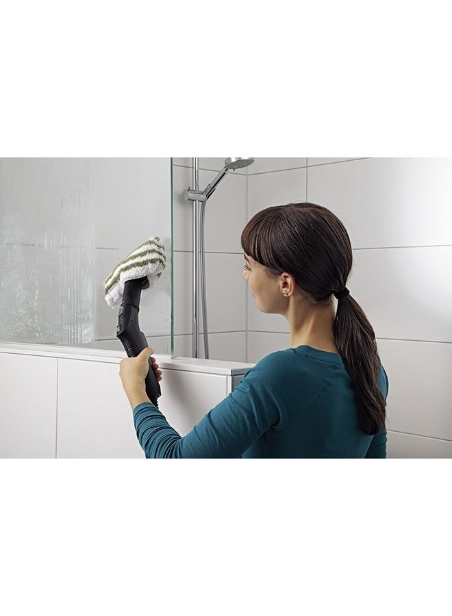 KARCHER Starter Cloth Set – 4‑Piece Steam Cleaner Accessory Kit: 2 Universal Floor Cleaning Cloths + Abrasive Nozzle Cover + Polishing Cloth, Premium Microfibre, Easyfix Hook‑And‑Loop, Machine Washable Yellow - Image 5