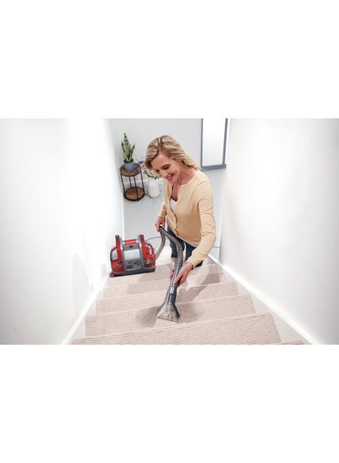 HOOVER BEST SELLING Spotless Carpet Cleaner, Portable Lightweight Carpet & Upholstery Multi Surfaces Cleaner For Car Seats, Sofa, Carpets, Outdoor & More – 400 W CDCW-CSMR Red - Image 5