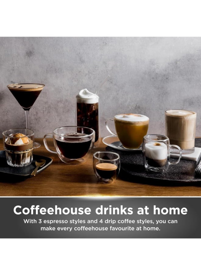 Ninja Luxe Cafe Manual Espresso Machine ES601ANZ 2 L 1650 W ES601ANZ Stainless Steel - Image 2