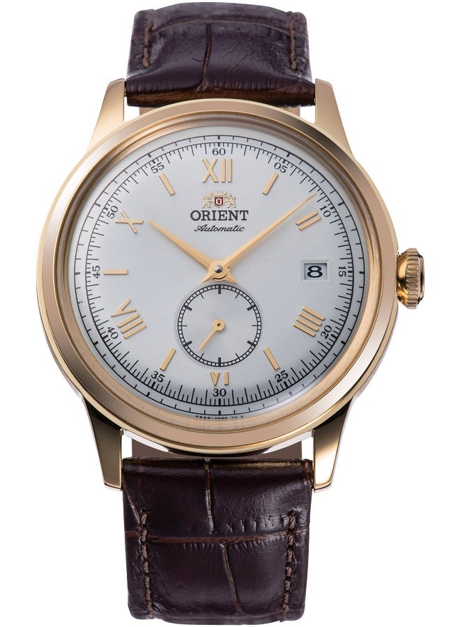 أورينت Men's Classic Bambino 38 Small Seconds RA-AP0106S - Leather Male Mechanical 3 hands - Image 1