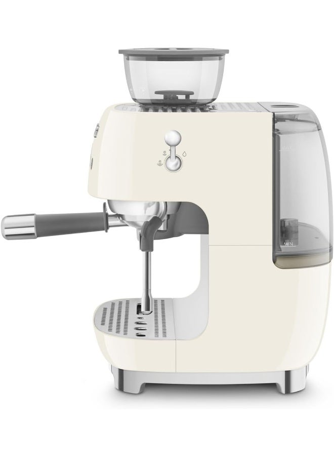 سميج آلة إسبريسو مع مضخة وطاحونة، درجة حرارة قابلة للتعديل ومرحلة ما قبل التخمير، تصميم إيطالي - Image 2
