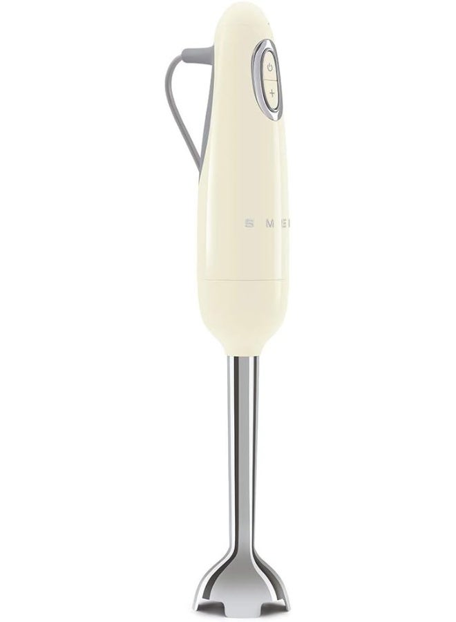 smeg Hbf03Cruk, 50'S Retro Style Aesthetic Hand Blender With Accessories, Variable Speed, Turbo Function, Cream HBF03CRUK CREAM - Image 4