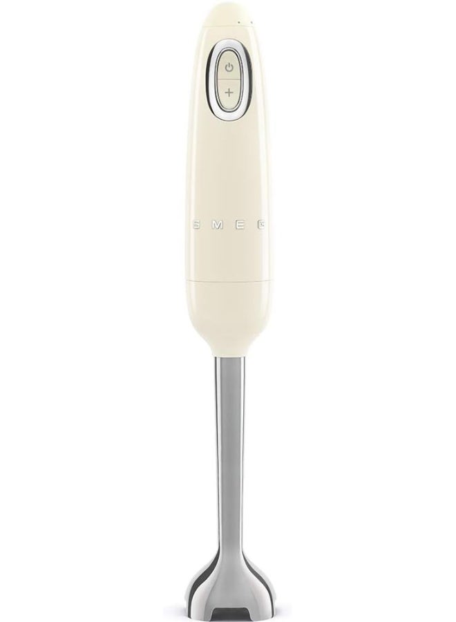 smeg Hbf03Cruk, 50'S Retro Style Aesthetic Hand Blender With Accessories, Variable Speed, Turbo Function, Cream HBF03CRUK CREAM - Image 3