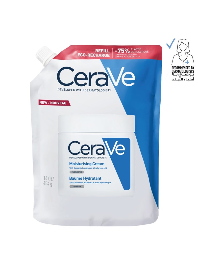 سيرا في Moistrising Cream Refill 454g 454 gm - Image 1