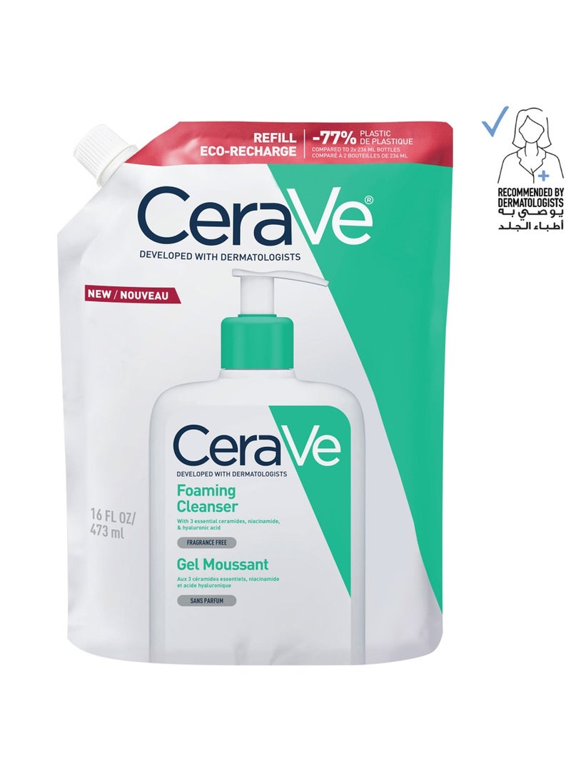 CeraVe Foaming Cleanser Refill 473ml - Image 1