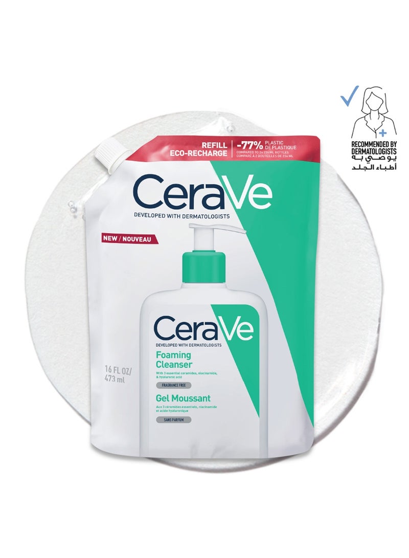CeraVe Foaming Cleanser Refill 473ml - Image 3
