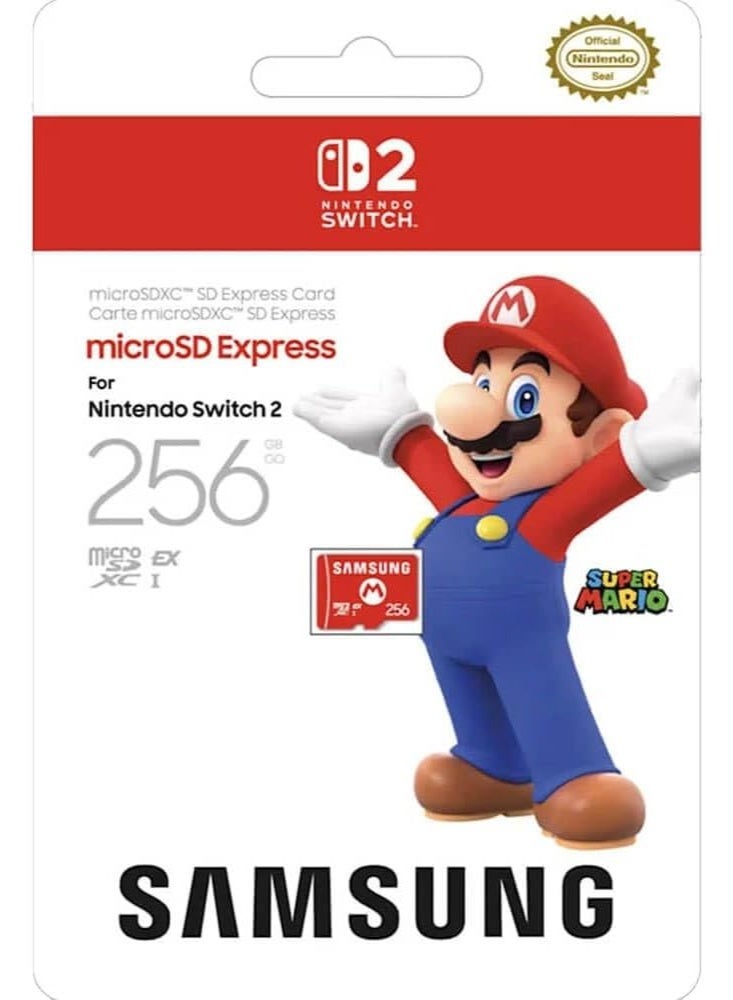 نينتندو Switch 2 Samsung microSD Express Card – 256GB - Image 1