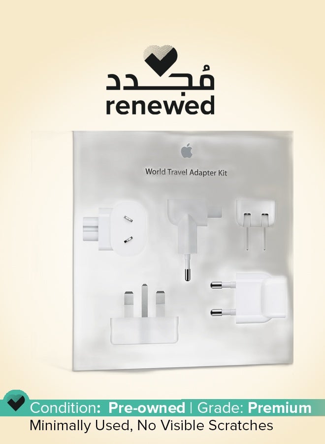 Apple Renewed - World Travel Adapter Kit - White - Image 1