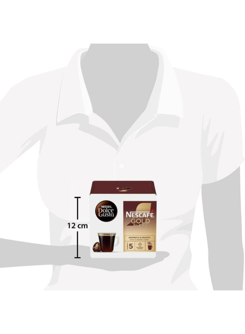 نسكافيه دولتشي غوستو جولد بليند 16 كبسولة قهوة - Image 3