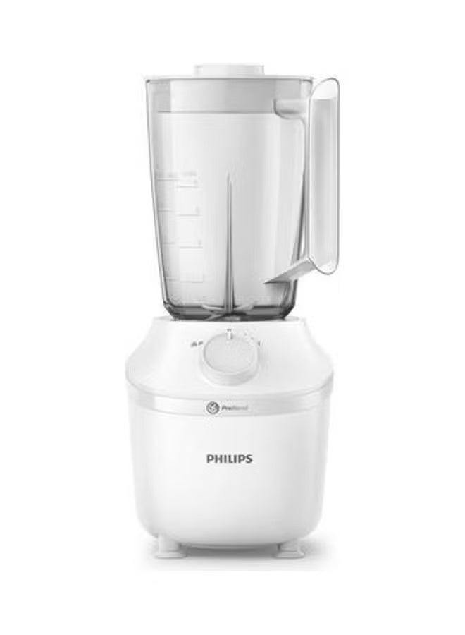 فيليبس Blender 3000 Series with Pro-Blend System, 1 Grinder, Smooth Blending in 45 Seconds, 1 Speed + Pulse 1.9 L 450 W HR2041/10 White - Image 3