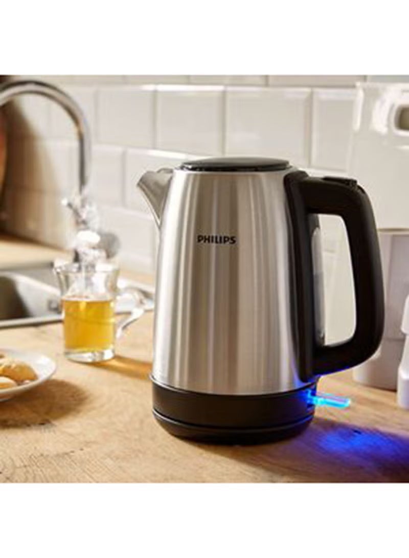 Philips Electric Kettle, Stainless Steel Body, Spring Lid, Micro-Mesh Filter, Fast Boil, Auto Shut-Off, Cordless 360Â° Base 1.7 L 2200 W HD9350/92 Silver - Image 5