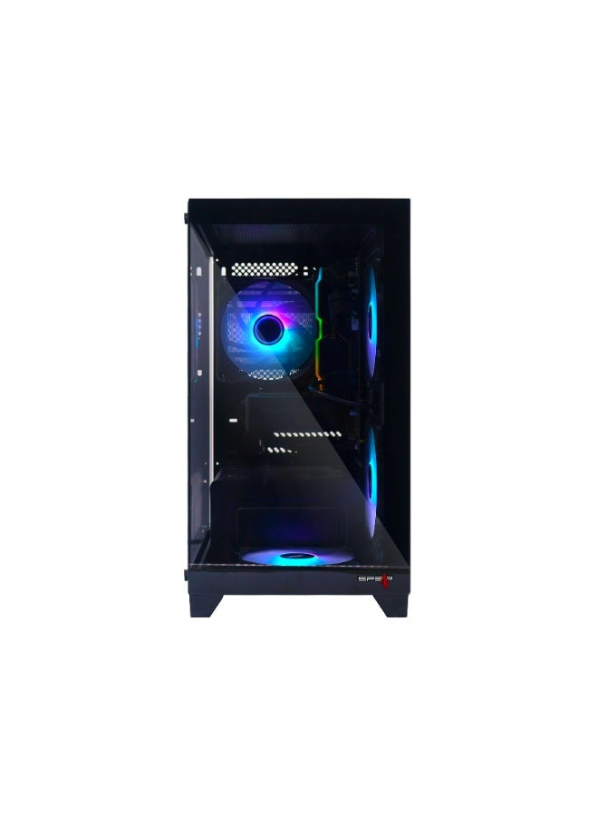 Spear Pc Gaming PC With Intel Core i5-14400F Processor/32GB RAM DDR5/1TB SSD/8GB Nvidia GeForce RTX 5060Ti Graphics/Windows 11 Pro/ Black - Image 3