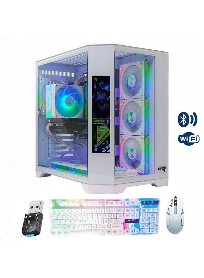 Spear Pc Gaming PC With Intel Core i5-14400F Processor/32GB RAM DDR5/1TB SSD/8GB Nvidia GeForce RTX 5060 Graphics/Windows 11 Pro+ Keyboard+ Mouse +USB White - Image 1