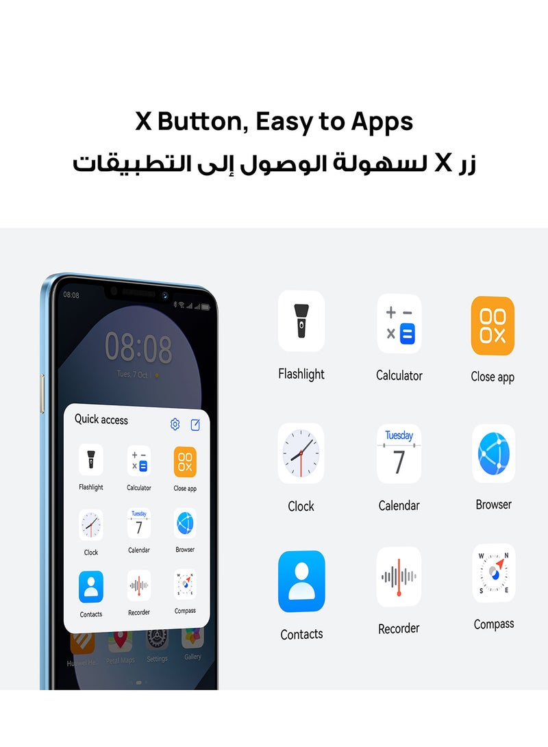 HUAWEI nova 14i Smartphone Dual SIM Blue 8GB RAM 256GB - Middle East Version - Image 4