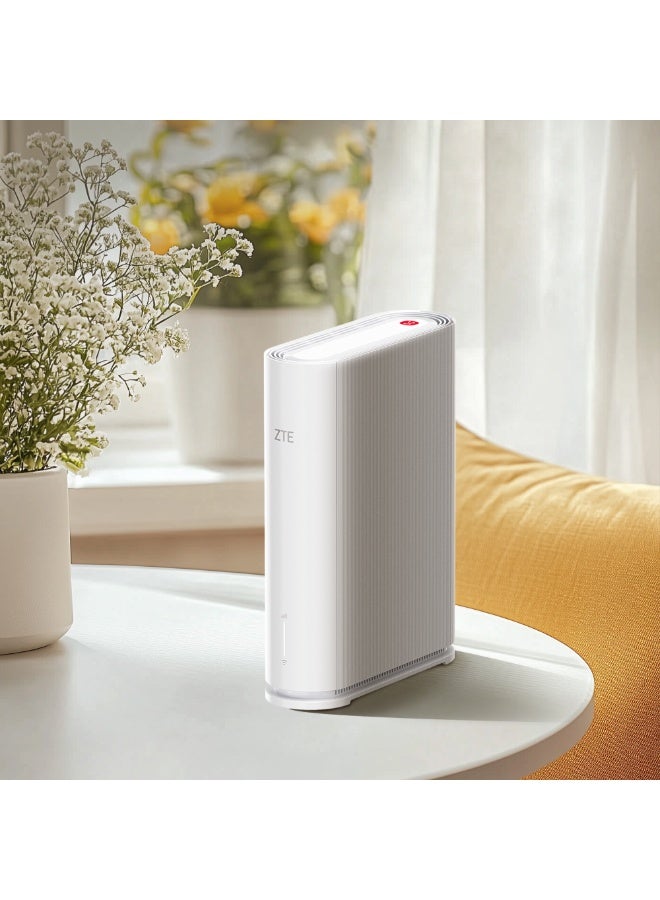 ZTE G5TS 5G CPE Wi-Fi 6, 5GHz and 2.4GHz 2MIMO, Up to 64 Users White - Image 4