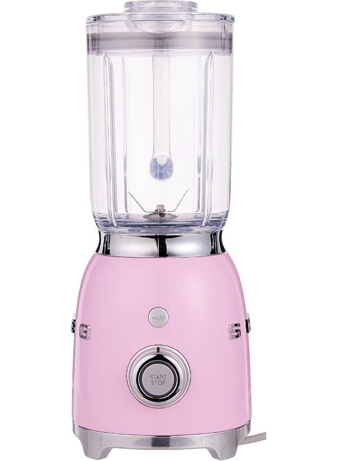 smeg Retro 50's Style Jug Blender with Stainless Steel Blades, 4 Speed Settings and 3 Pre-set Programs, 1 Year Warranty 1.5 L 800 W BLF03PKUK pink - Image 4