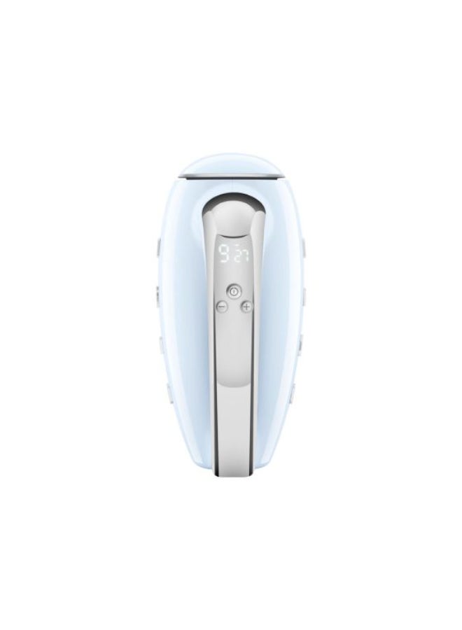 سميج Retro 50's Style Hand Mixer, 9 Speed Levels, 3 Stainless Steel Whisks, 1 Year Warranty - 250 W HMF01PBUK Pastel Blue - Image 3