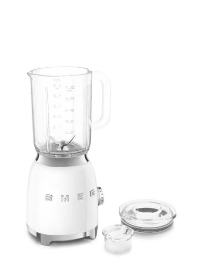 smeg Retro 50's Style Jug Blender with Stainless Steel Blades, 4 Speed Settings and 3 Pre-set Programs, 1 Year Warranty 1.5 L 800 W BLF03WHUK white - Image 2
