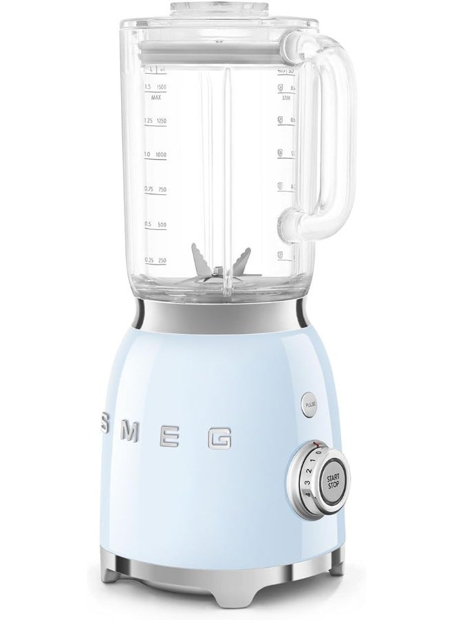 سميج خلاط جوج 50's بتصميم ريترو مع شفرات من الفولاذ المقاوم للصدأ، 4 إعدادات سرعة و 3 برامج مسبقة، ضمان لمدة سنة - Image 3