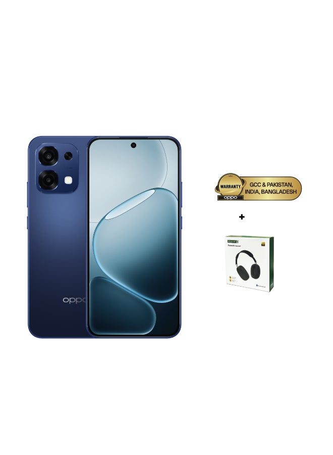 OPPO A6 Pro 5G Dual SIM Stellar Blue 8GB RAM 256GB + Headphone - Middle East Version - Image 1