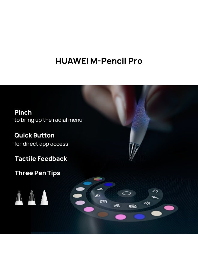 HUAWEI MatePad 12X 2025 Tablet 2.8K 12-inch 1000nits display, 144Hz, 12+256GB, 10100 mAh Battery, 66W SuperCharge, WiFi 7, WPS Office, 6 Speakers, UItra-light Keyboard + Free M-Pencil Pro, White - Image 3