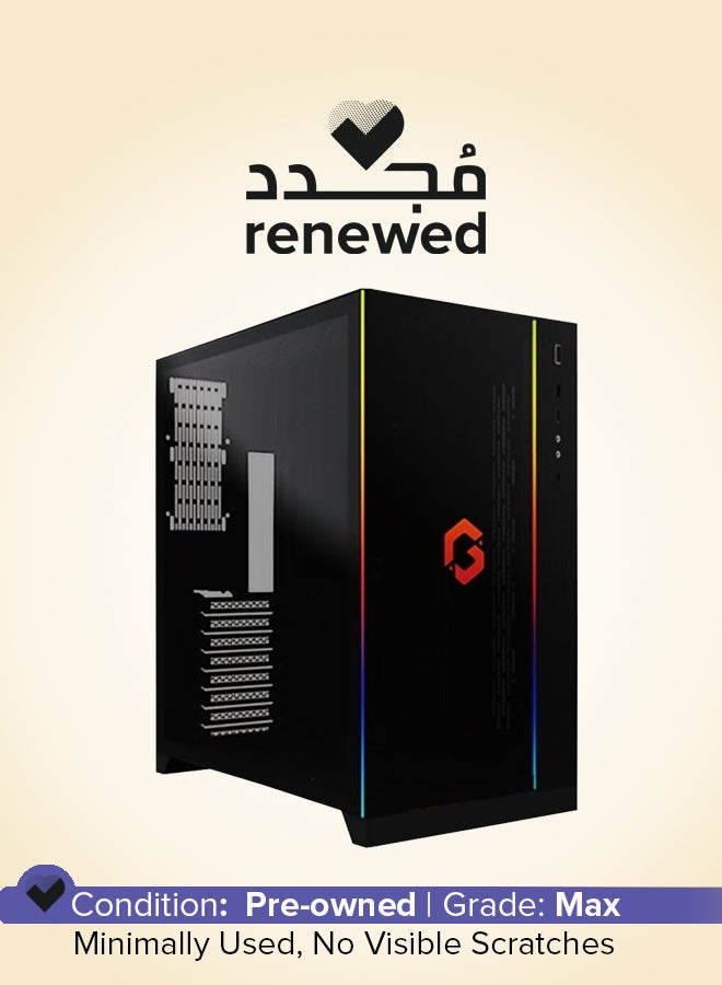 جايم أون مجدد - علبة كمبيوتر ألعاب متوسطة الحجم من LIAN LI إصدار ديناميكي زجاج أسود مقسى ATX - GO-O11D - Image 1