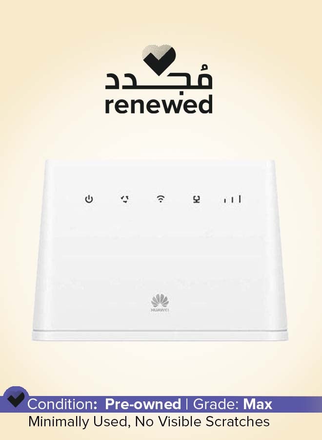 HUAWEI Renewed - 4G Router 2 LTE Cat4 Wi-Fi 2.4GHz 150 Mbps white - Image 1
