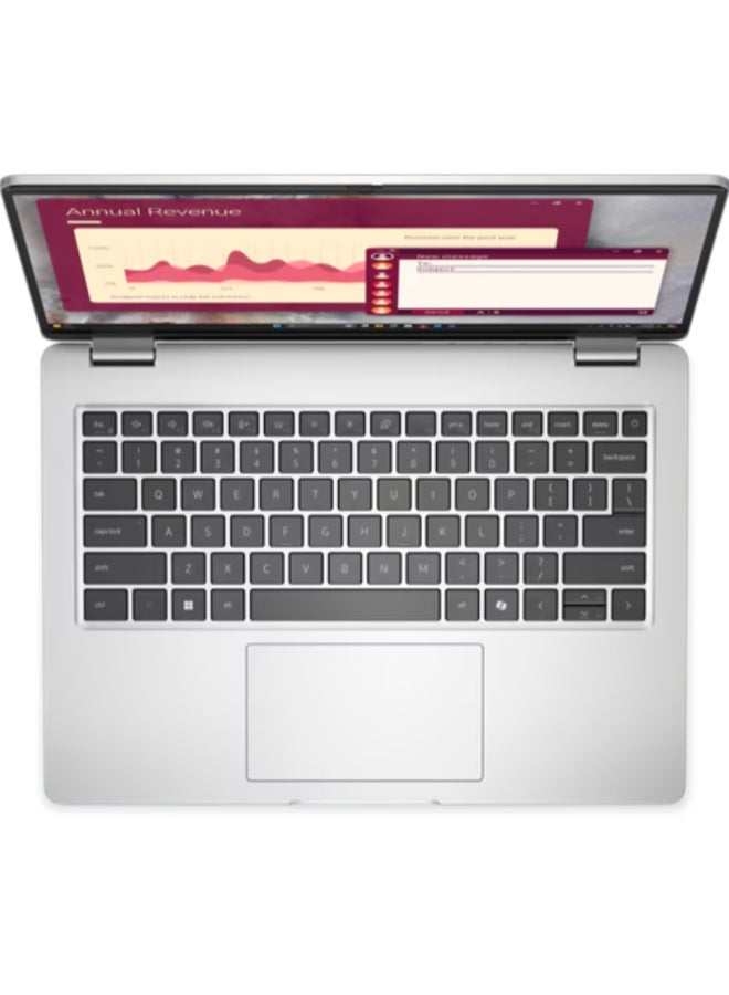 DELL Pro 14 Laptop With 14 Inch Full HD (1920x1080) Display, Intel Core Ultra 7-265U vPro Processor/16GB RAM DDR5/512GB SSD/DOS(Without Windows)/ English/Arabic Silver - Image 2