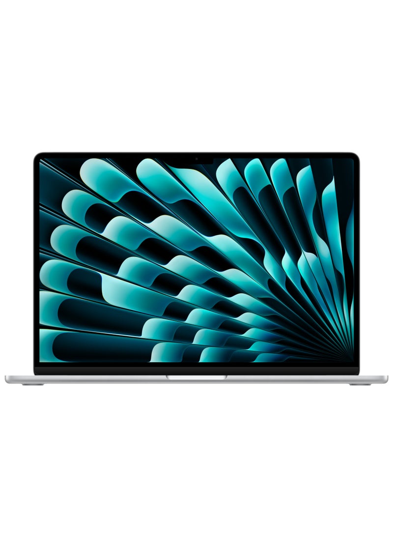 Apple New 2025 MacBook Air 15-Inch Display, Apple M4 Chip 10-Core CPU 10-Core GPU Processor/32GB RAM/512GB SSD/macOS English Silver English silver - Image 1