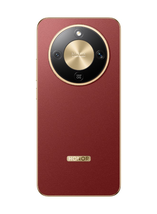 هونور X9d ثنائي الشريحة 5G 12GB RAM 256GB بني محمر مع سماعات E6i المجانية، كابل بيانات مع حبل و12 شهر تأمين ضد الأضرار - نسخة الشرق الأوسط - Image 2