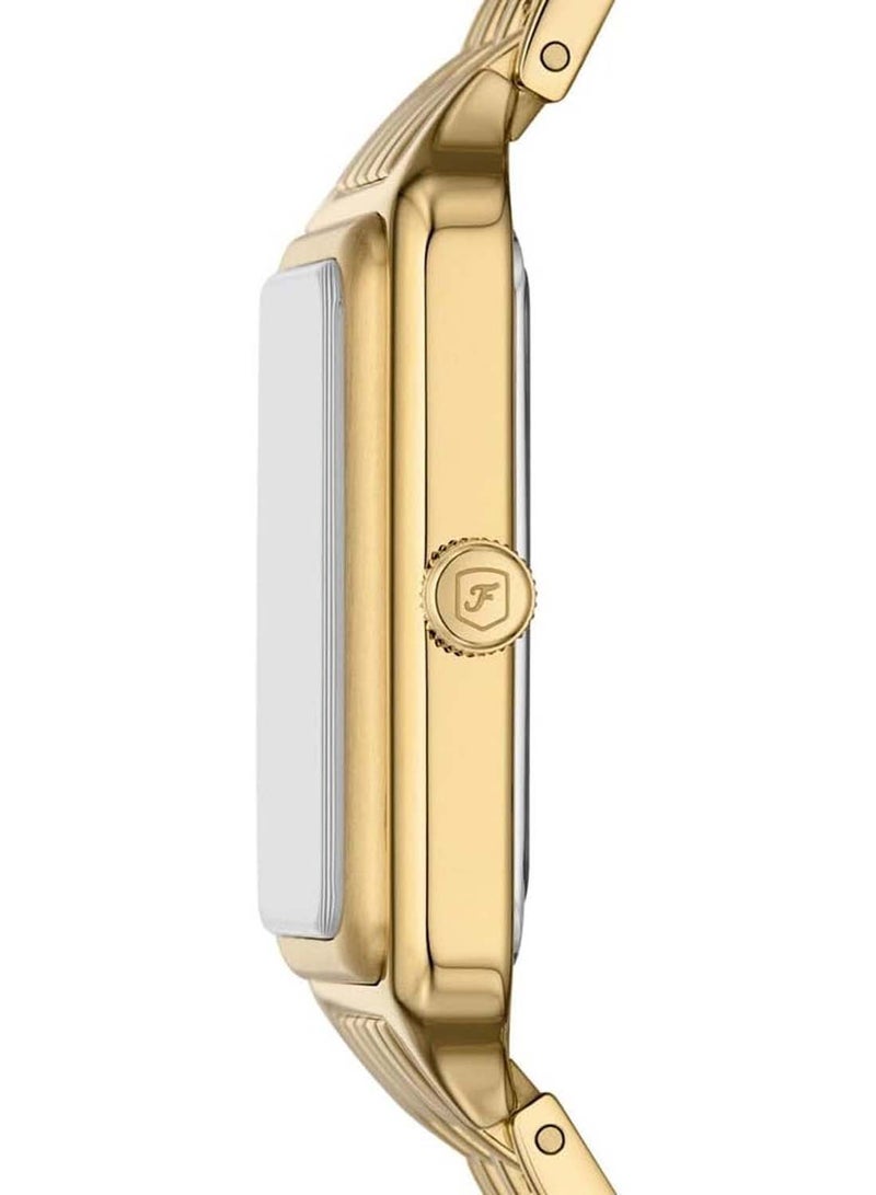 فوسيل Women's Fossil Women's Raquel Gold Stainless Steel Watch - Image 3