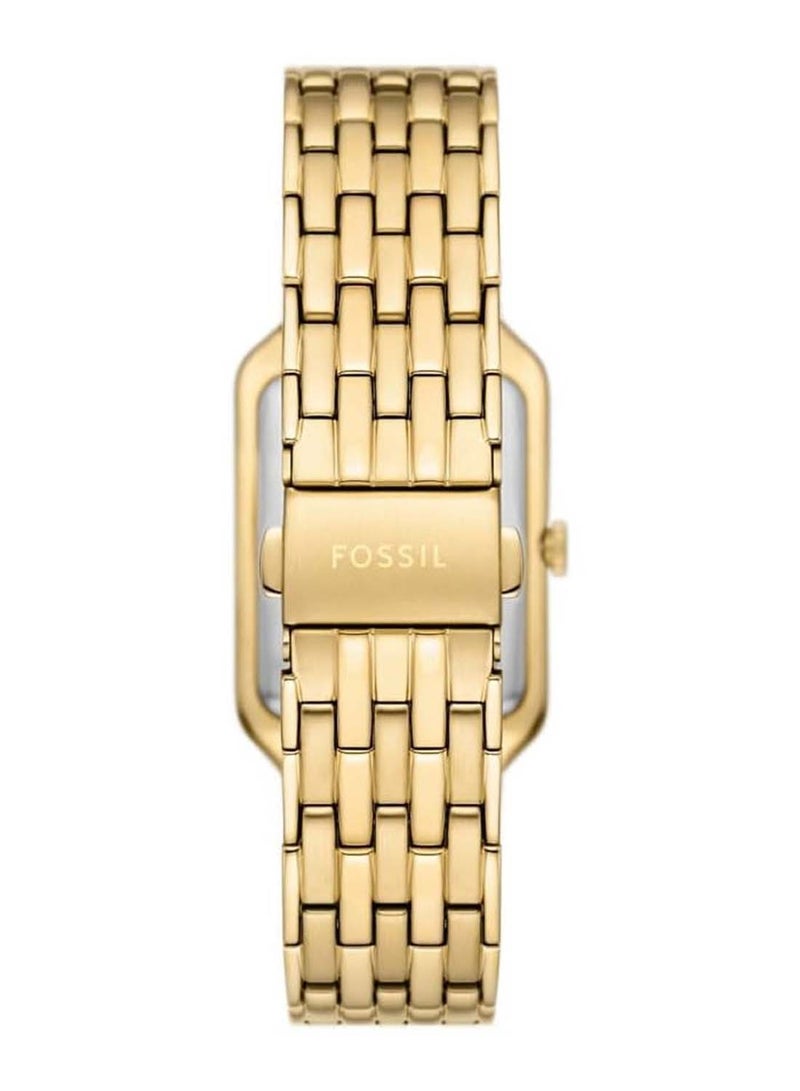 فوسيل Women's Fossil Women's Raquel Gold Stainless Steel Watch - Image 4