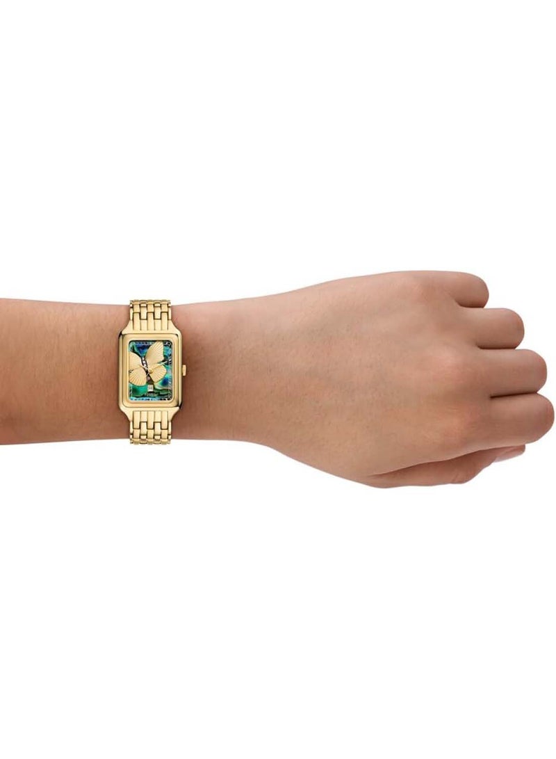 فوسيل Women's Fossil Women's Raquel Gold Stainless Steel Watch - Image 2