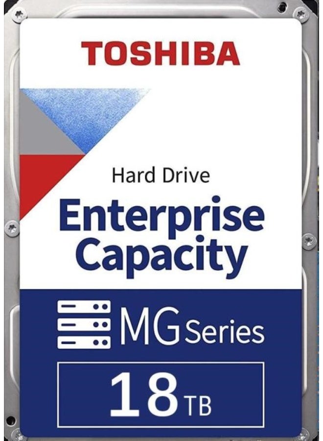 توشيبا MG09ACA18TE 18TB 3.5" Enterprise HDD 7200RPM SATA 6Gb/s Helium-Sealed CMR 512MB Buffer High-Reliability Data Center, Surveillance Hard Drive | HDEPZ10GEA51 18 TB - Image 1