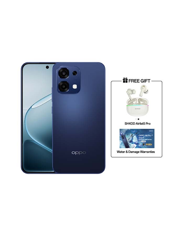 OPPO A6 Pro Dual SIM Stellar Black 8GB RAM 256GB  5G LTE - Middle East Version With Gift SHKOD AirLits5 Pro - Image 1