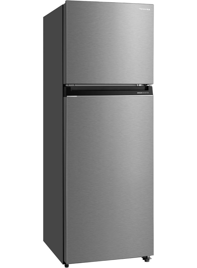 Toshiba refrigerator GR-RT468WE-PMN(57), Origin inverter, Tropical, Cooling zone, Temperature control, Pure bio filter, Humidity control, 338 Liter, Stray Silver (stainless) GR-RT468WE-PMN(57) silver - Image 3