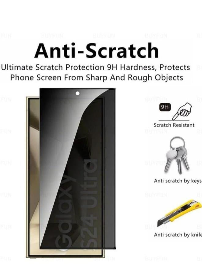 جوي روم 2.5D Privacy Tempered Glass Protector For  Samsung Galaxy S24 Ultra black - Image 3