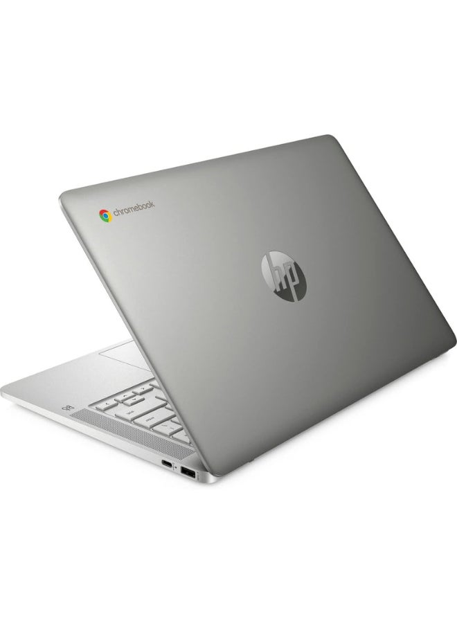 HP Renewed - 14A-NA1043CL Laptop With 14-Inch UHD Display,Intel Celeron N4500 Processor/Dual Core/4GB RAM/64GB SSD/Intel UHD 600 Graphics/Chrome OS English/Arabic Silver - Image 5