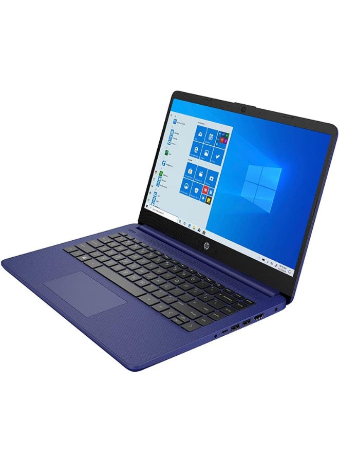 HP Renewed - 14-DQ0055DX Laptop With 14-Inch UHD Display,Intel Celeron N4120 Processor/Dual Core/4GB RAM/64GB SSD/Intel UHD 600 Graphics/Windows 10 English/Arabic Blue - Image 3