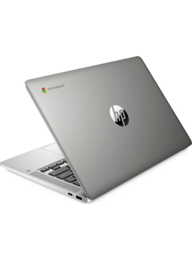 HP Renewed - 14A-NA0052TG Laptop With 14-Inch UHD Display,Intel Celeron N4120 Processor/Dual Core/4GB RAM/64GB SSD/Intel UHD 600 Graphics/Chrome OS English/Arabic Silver - Image 5